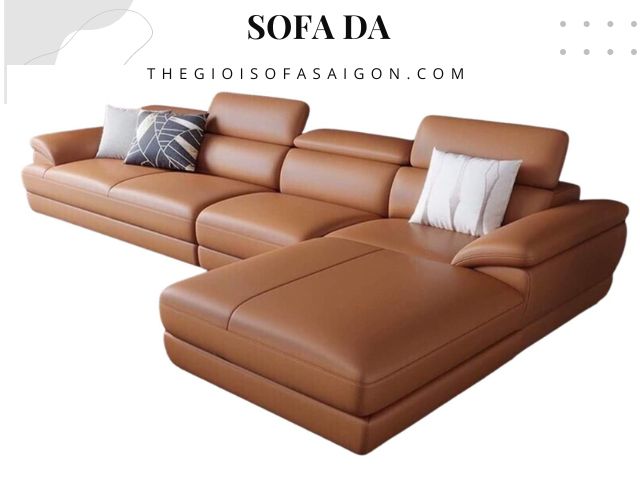 Ghế Sofa Da Bò Nhập Khẩu Phòng Khách Sang Trọng GS-PK17